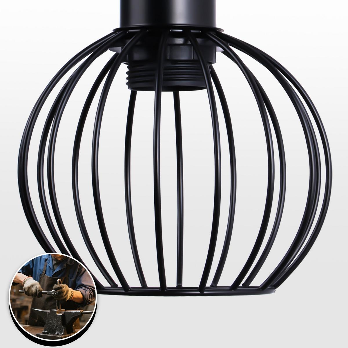 STEHLAMPE Anikad 22/22/152 cm - Schwarz, Holz (22/22/152cm) - ZMH