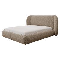 POLSTERBETT Jamika - Hellbraun, Holz/Textil (160/200cm) - MIRJAN24