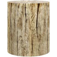 BEISTELLTISCH, Beton, Naturholz - Naturfarben, Kunststoff (37/37/43cm) - HOMCOM