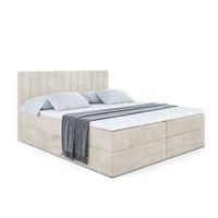 BOXBETT mit Matratze H3 und Lattenrost - EDITA - 140x200 cm Beige - Beige, Holzwerkstoff (140/200cm) - ALTDECOR