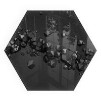 GLASPLATTE für Kamin h40 cm - Schwarz, Glas (40/40/0.4cm) - TULUP