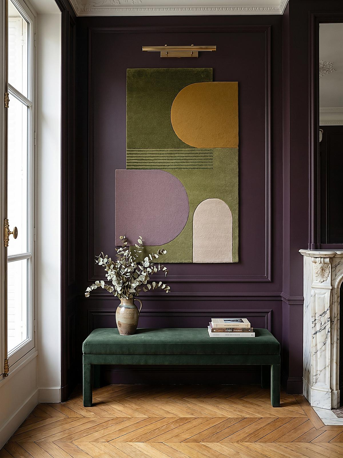 WOLLTEPPICH HALLEIN, abstrakt, aus Wolle, Grün, 200 x 290 cm - Grün, Textil (290/200cm) - KADIMA DESIGN