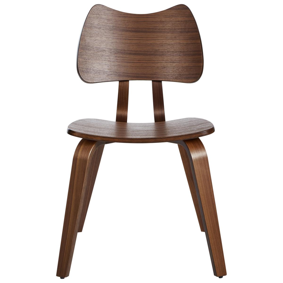 ESSZIMMERSTUHL 2er-Set Dunkelbraun Diana - Dunkelbraun, Holz (53/81/56cm) - Beliani