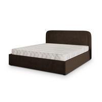 POLSTERBETT BENIRA K 160x200 cm mit Bettkästen - Braun - Braun, Holz (160/200cm) - MASSENO