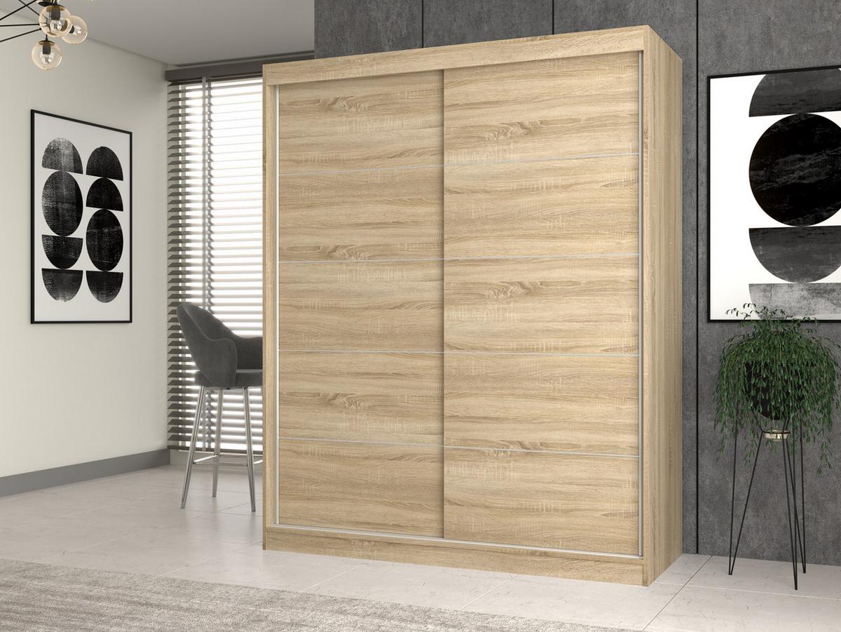 KLEIDERSCHRANK Sonoma 160/200/61 - Sonoma Eiche, Holzwerkstoff (160/200/61cm) - RAUMHIRSCH FURNITURE
