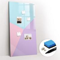 MAGNETTAFEL 120x60 Pastellmuster - Multicolor, Glas (100/70/0.4cm) - TULUP