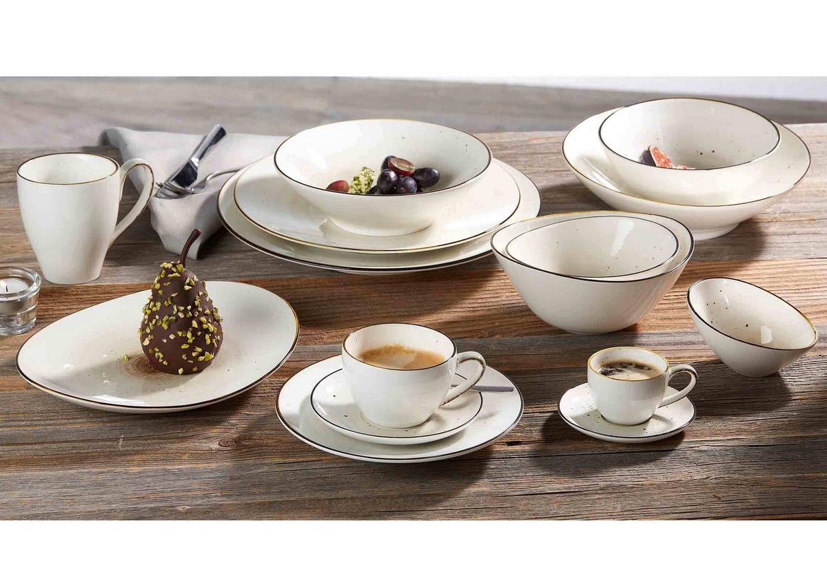 ESPRESSOUNTERTASSEN Cosmo grau ø 11 cm 6er Set - Grau, Keramik (11cm) - Ritzenhoff Breker