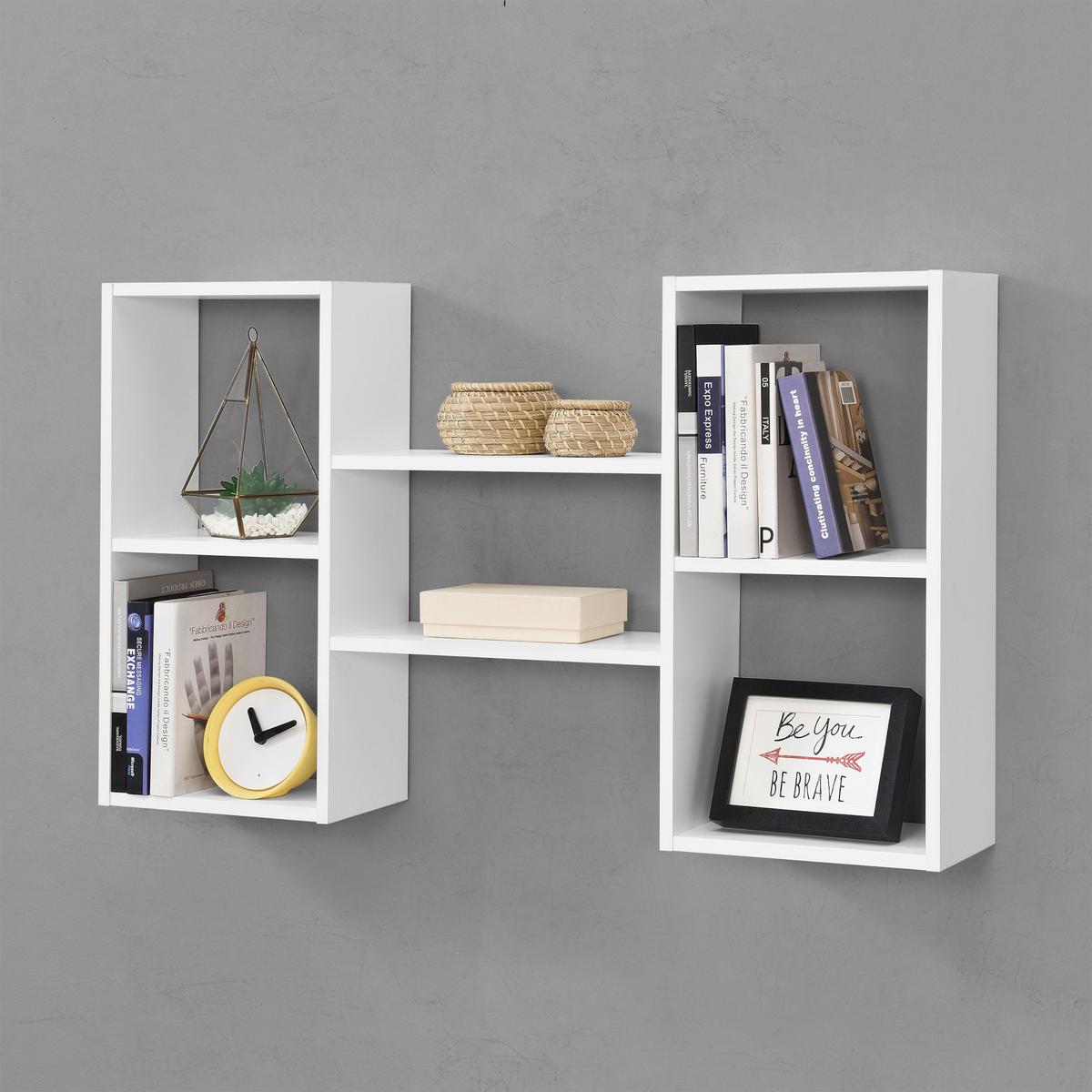 WANDREGAL Lillesand - Weiß, Holzwerkstoff (101/60/18cm) - [en.casa]