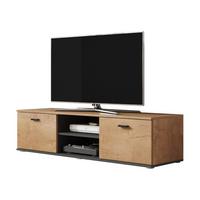 TV-LOWBOARD 140 Soho S04 - Eichefarben/Schwarz, Holzwerkstoff/Kunststoff (140/37/43cm) - MIRJAN24
