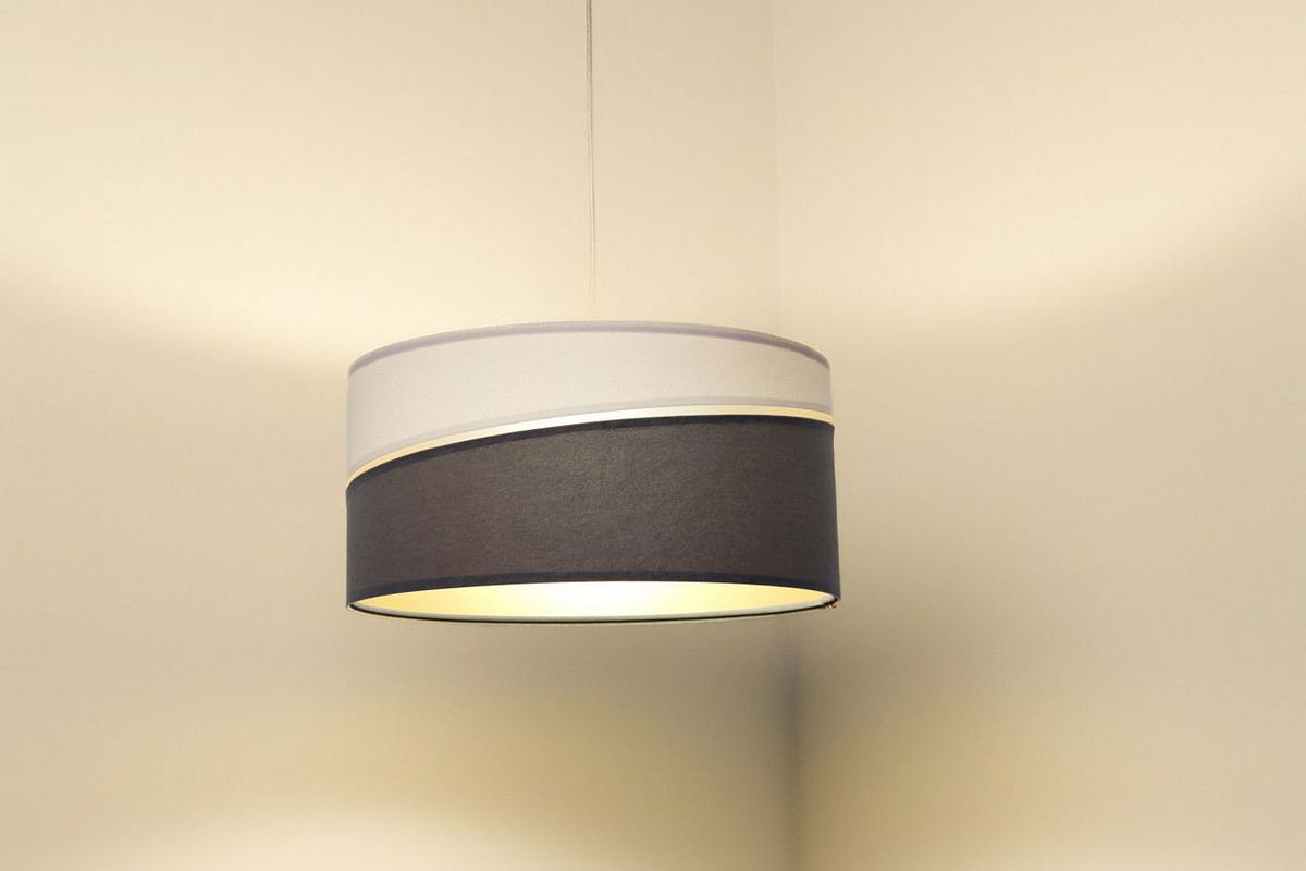 HÄNGELEUCHTE Grau 30/20 cm - Weiß/Grau, Kunststoff (30/0.4/20cm) - ONZENO