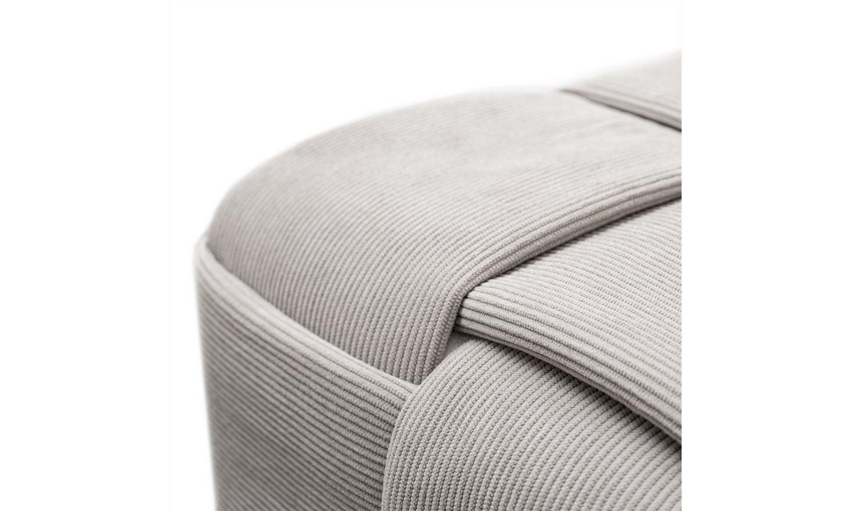HOCKER CUBETTO 38/38/38 cm Grau - Grau, Textil (38/38/38cm) - Lookway