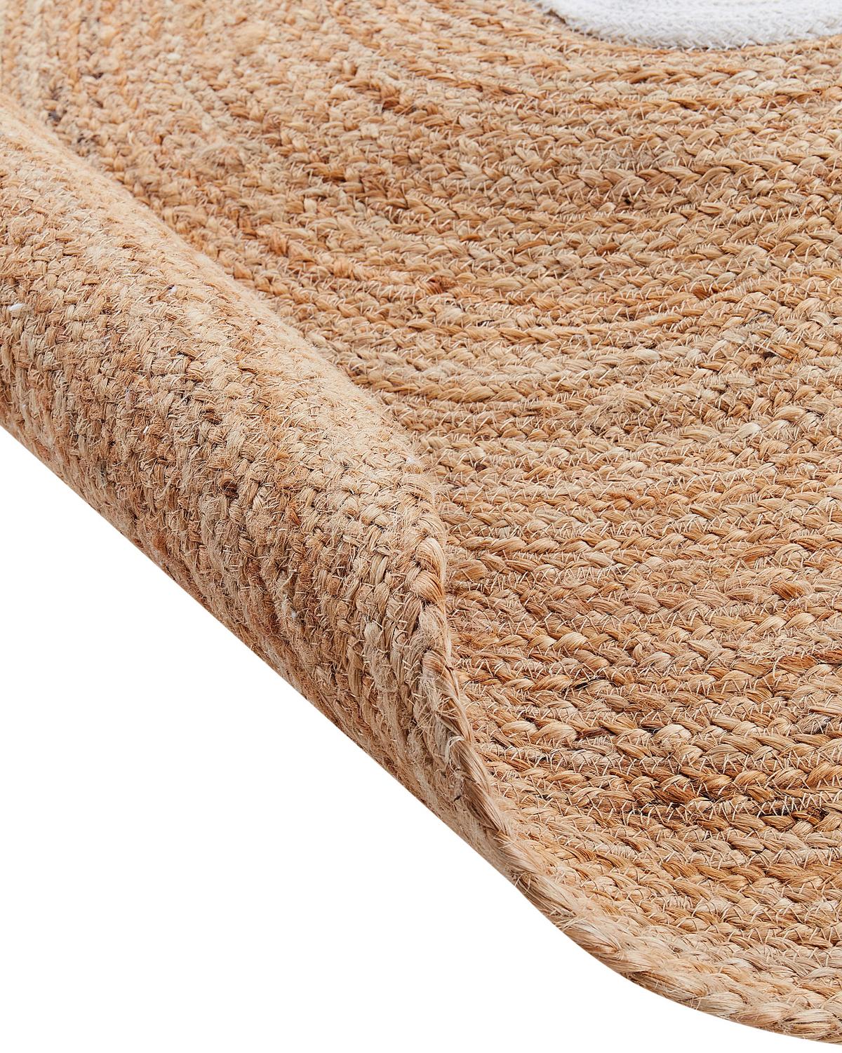KINDERTEPPICH Kosalar 120/120 cm - Beige, Naturmaterialien (120/120cm) - Beliani