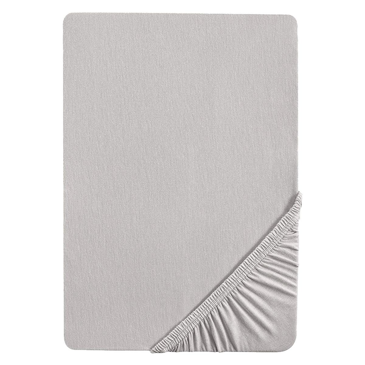 SPANNBETTLAKEN 60 x 120 – 70 x 140 cm - Hellgrau, Textil (70/140cm) - Roba