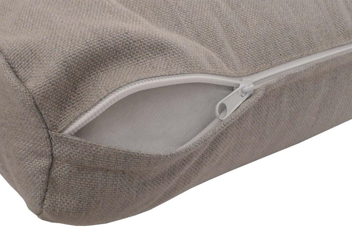 RÜCKENPOLSTER eckig Grau - Grau, Textil (11/54/62cm) - MCW