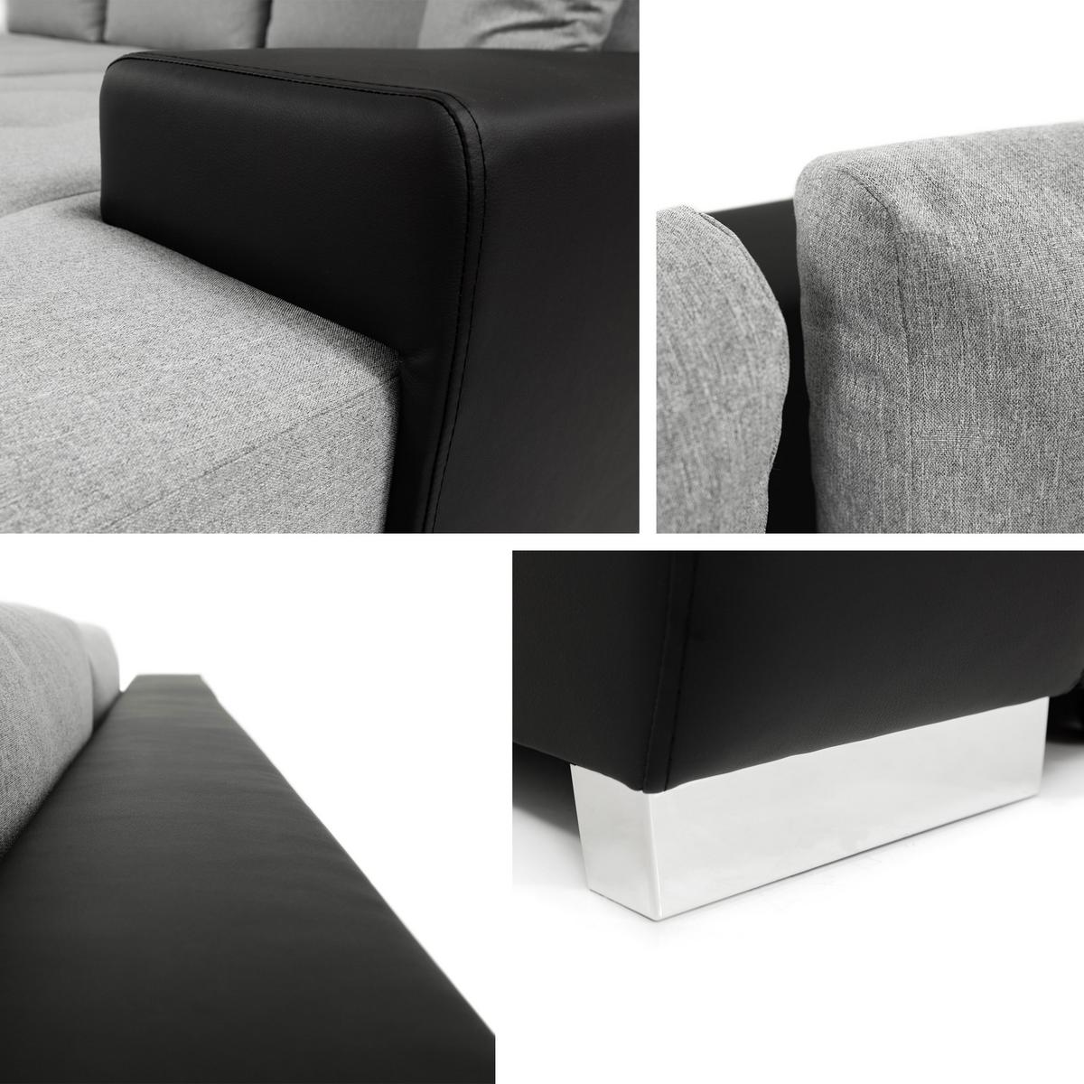 ECKSOFA Orkan - Bronzefarben, Holz/Textil (302/213cm) - MIRJAN24