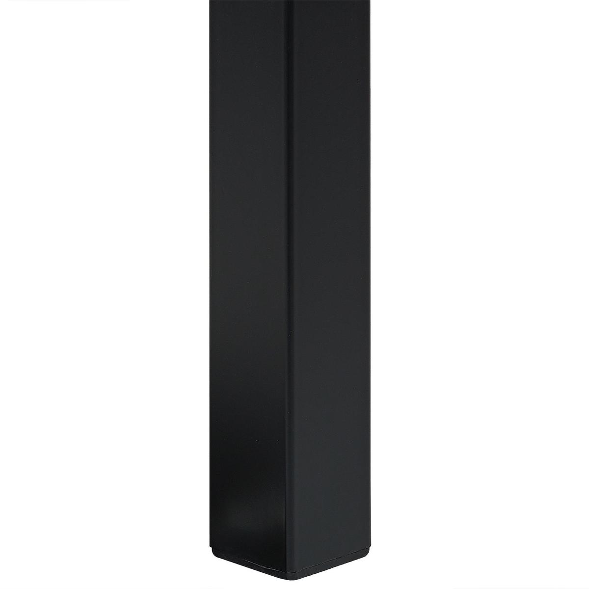 BETT mit Lattenrost 120/200 cm Schwarz Cusset - Schwarz, Metall (120/200cm) - Beliani