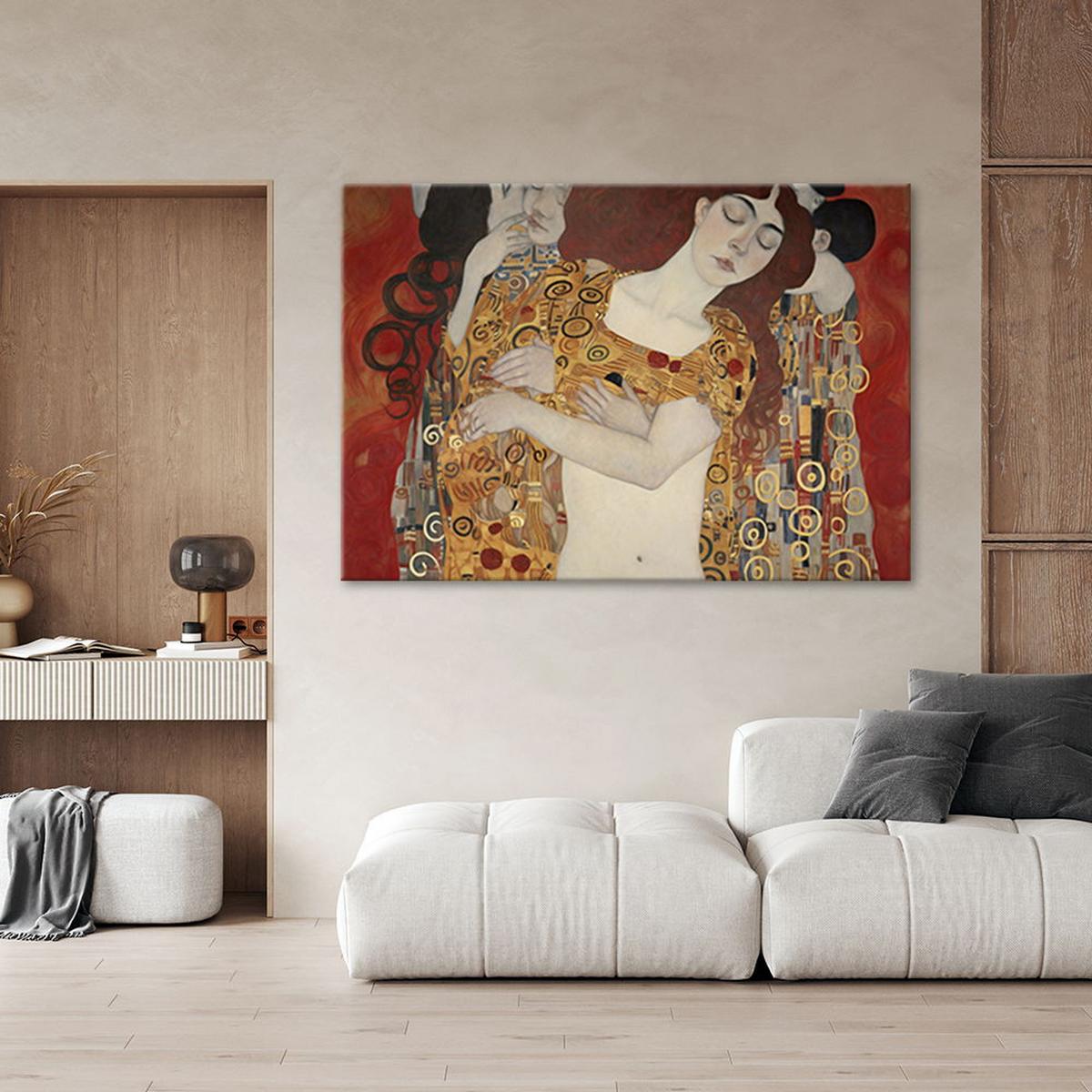 KUNSTDRUCK Gold 100/70 cm - Goldfarben, Textil (100/70cm) - KUNSTLOFT