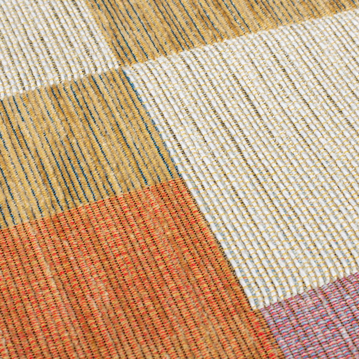 TEPPICH COQUET, geometrisch, Orange-Natur, 120 x 170 cm - Orange, Textil (170/120cm) - KADIMA DESIGN