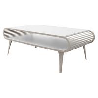 COUCHTISCH Aristo Cashmere - Kaschmir/Weiß, Holzwerkstoff/Metall (60/120/44cm) - MIRJAN24