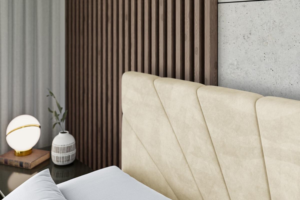 BOXSPRINGBETT MILTIO-Z KING - 140x200 - H3/H4 - Beige - Beige, Holzwerkstoff (140/200cm) - ALTDECOR