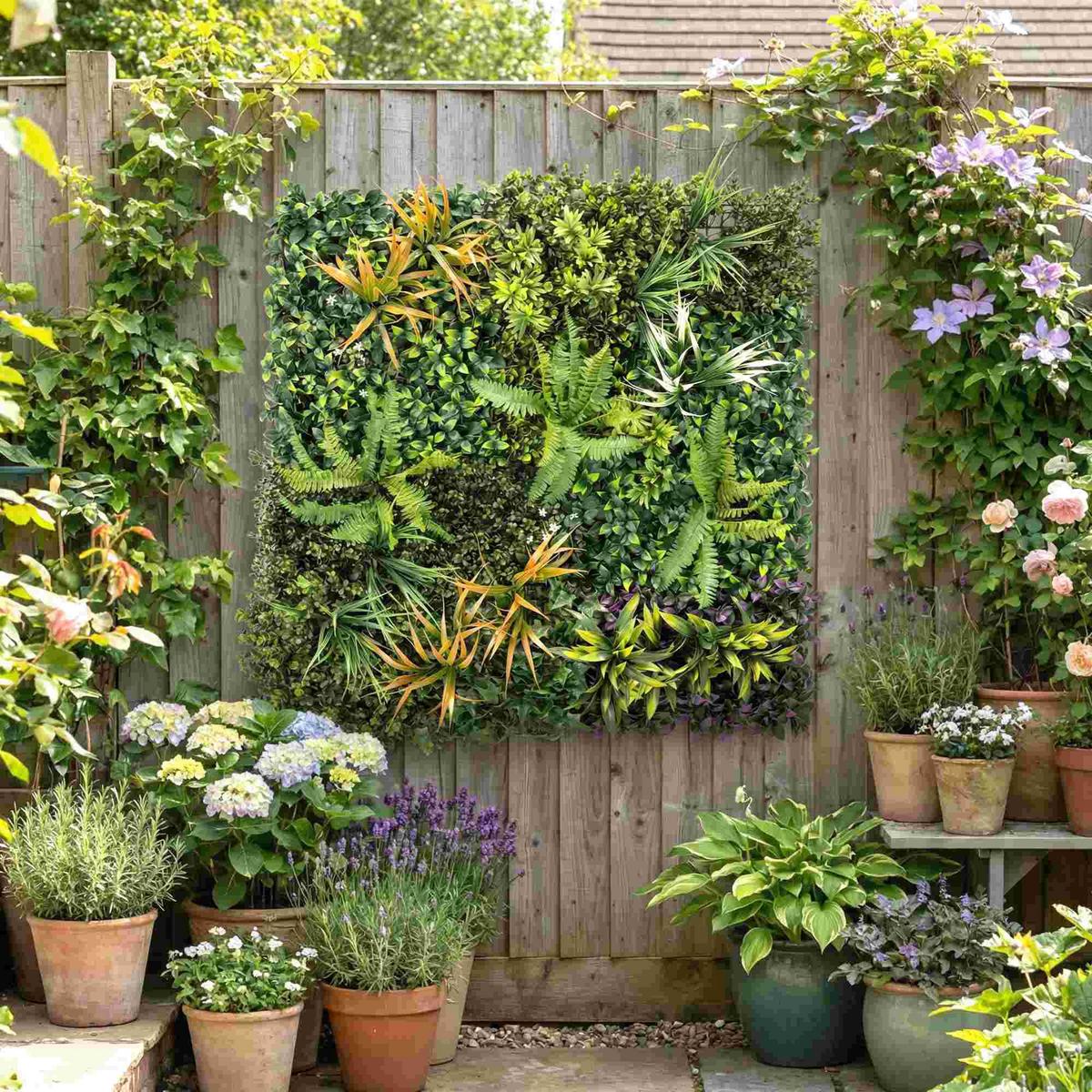 Outsunny KÜNSTLICHE-HECKE PE Bunt online kaufen ➤ mömax