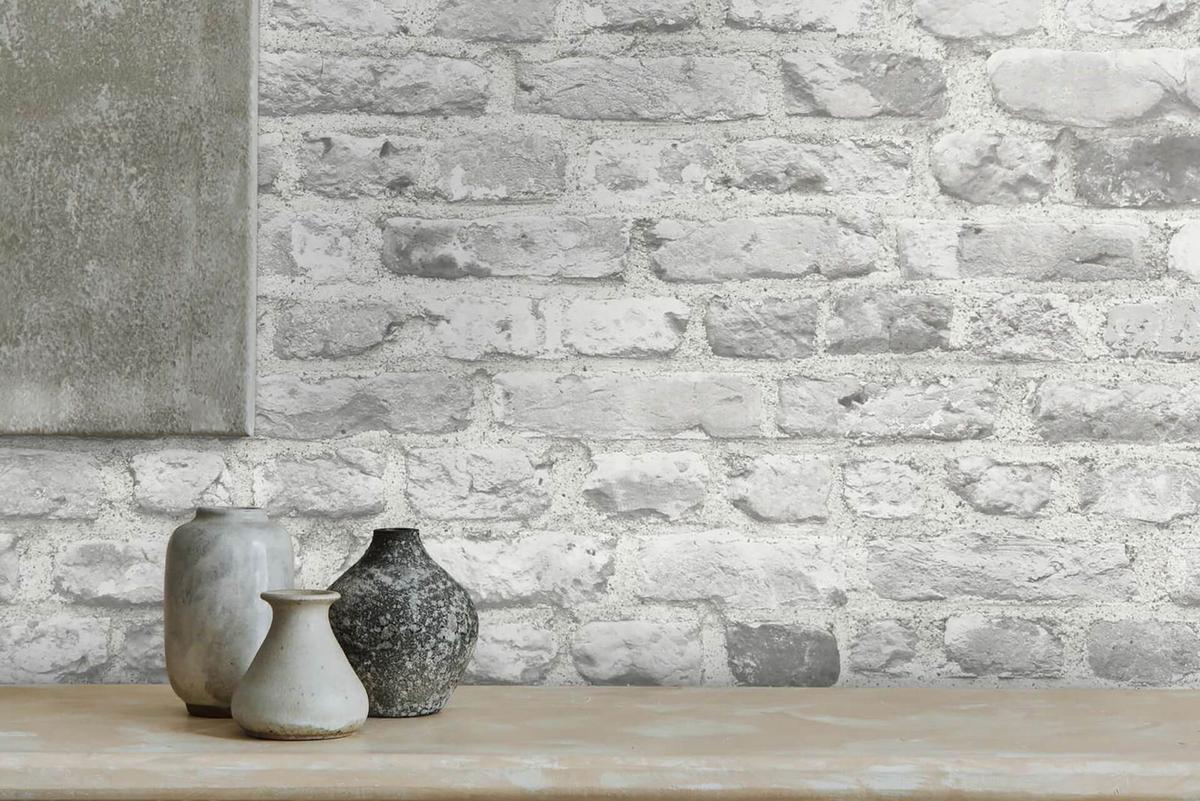 VLIESTAPETE Grau 53/1005 cm - Grau, Textil (53/1cm) - KUNSTLOFT
