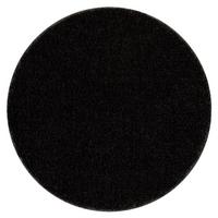 TEPPICH Dywaniki łazienkowe 100 cm - Schwarz, Textil (100/100cm) - rugsX