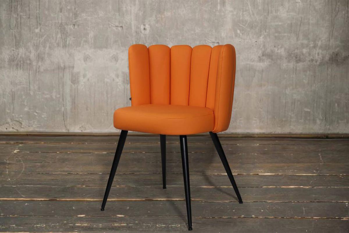ESSZIMMERSTUHL JADA Orange Kunstleder (1er-Set) - Orange, Kunststoff/Textil (59/79/55cm) - KAWOLA