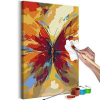 MALEN NACH ZAHLEN 40/50 cm - Multicolor, Textil (1.4/50cm) - KUNSTLOFT