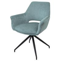 ESSZIMMERSTUHL Grau, Blau - Blau/Blaugrau, Textil (65/86/60cm) - MCW