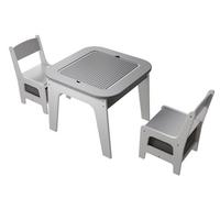 KINDERSITZGRUPPE Milou grau - Grau, Holz (60/50/60cm) - Juskys