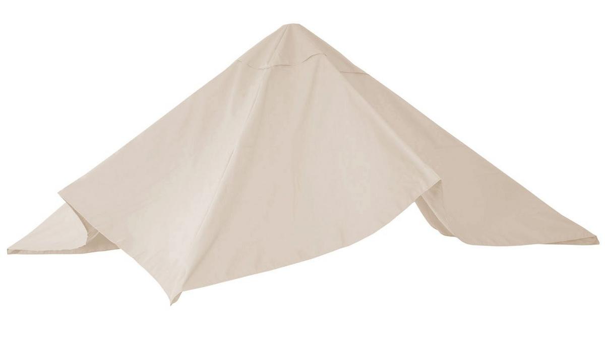 ERSATZ-BEZUG FÜR SCHIRM Cremeweiß - Weiß, Textil (295/395cm) - MCW