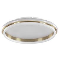DECKENLEUCHTE Taping 64/64/7 cm - Goldfarben, Metall (64/64/7cm) - Beliani