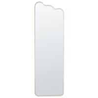 WANDSPIEGEL Metall weiß 45/145 cm Abzac - Weiß, Metall (45/145/3cm) - Beliani