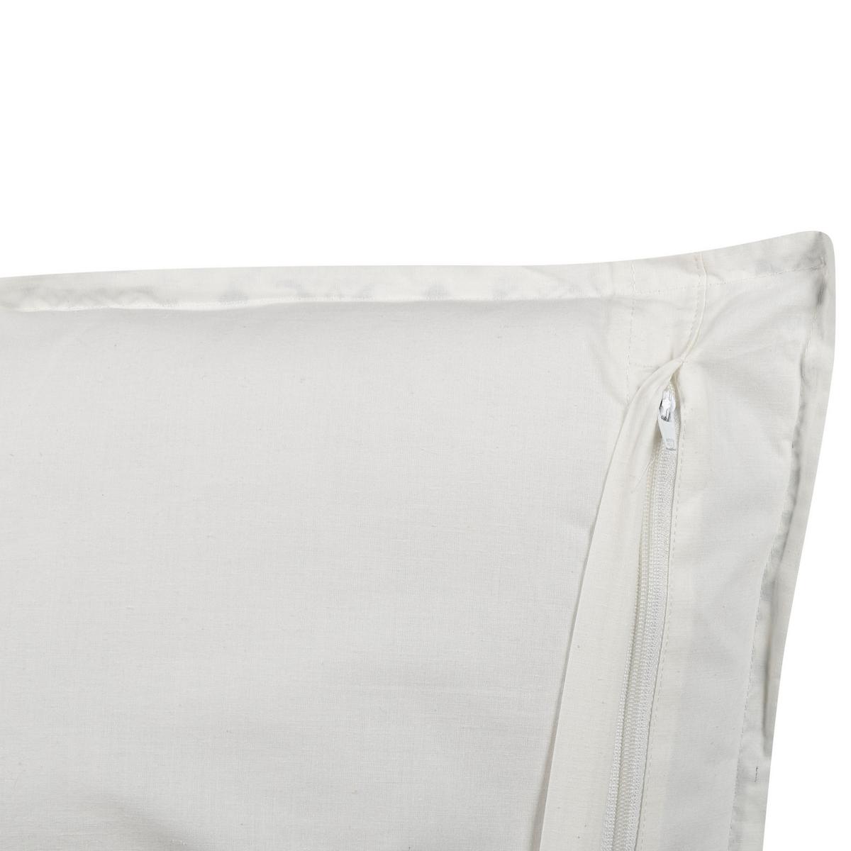 DEKOKISSEN 2er-Set Dunkelblau 45/45 cm Cordata - Dunkelblau, Naturmaterialien/Textil (45/45cm) - Beliani