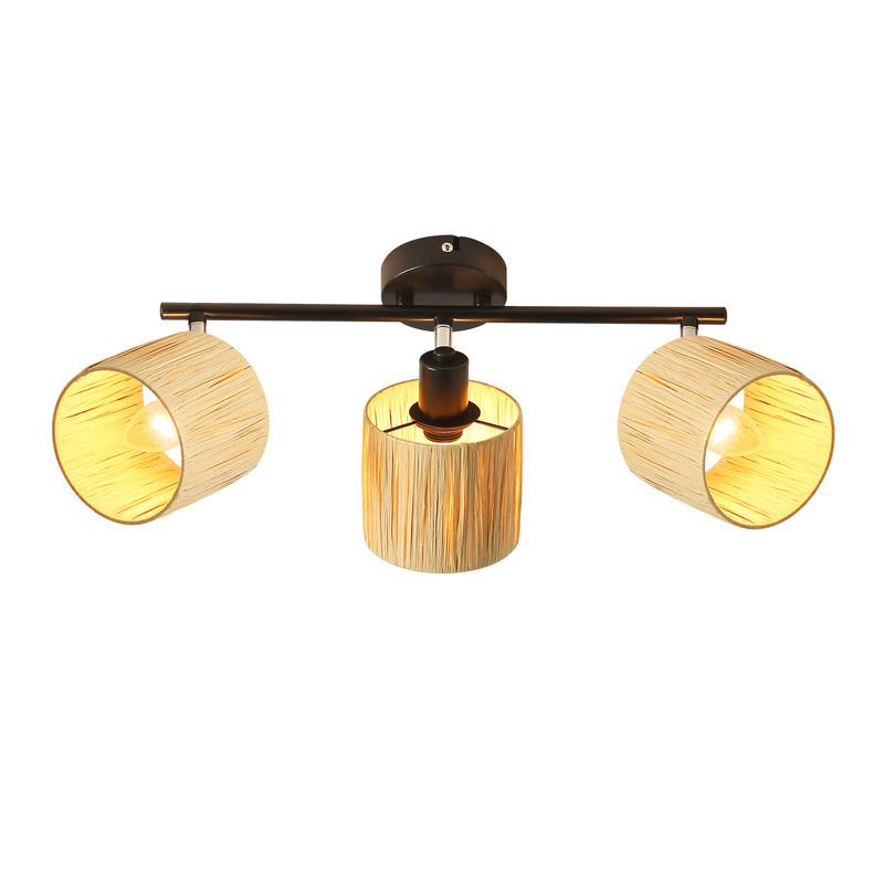 DECKENSTRAHLER Lutman 1-flammig 45/17.5/16.5cm - Schwarz, Metall (45/17.5/16.5cm) - Nettlife