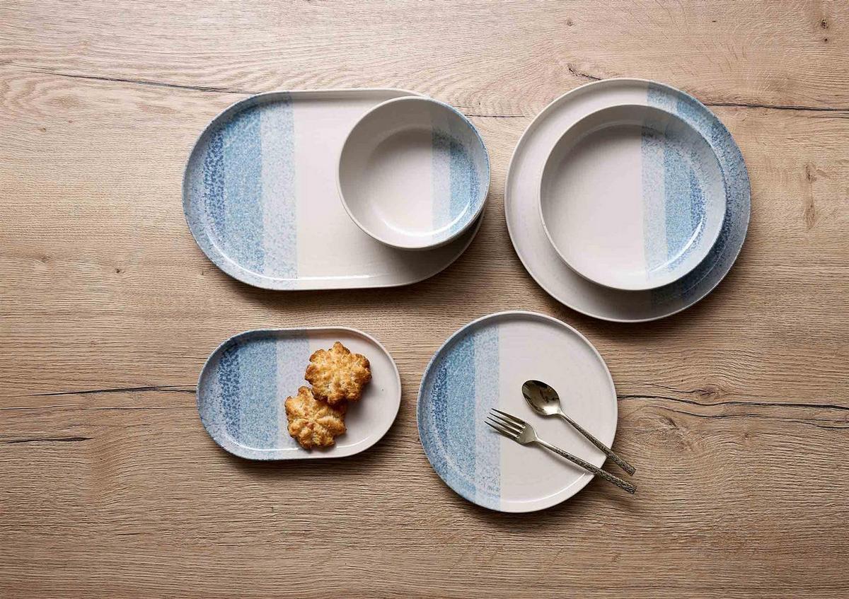 EINSTEIGER-SET Trio Blau 16-tlg. - Blau, Keramik (2/2/2cm) - Ritzenhoff Breker