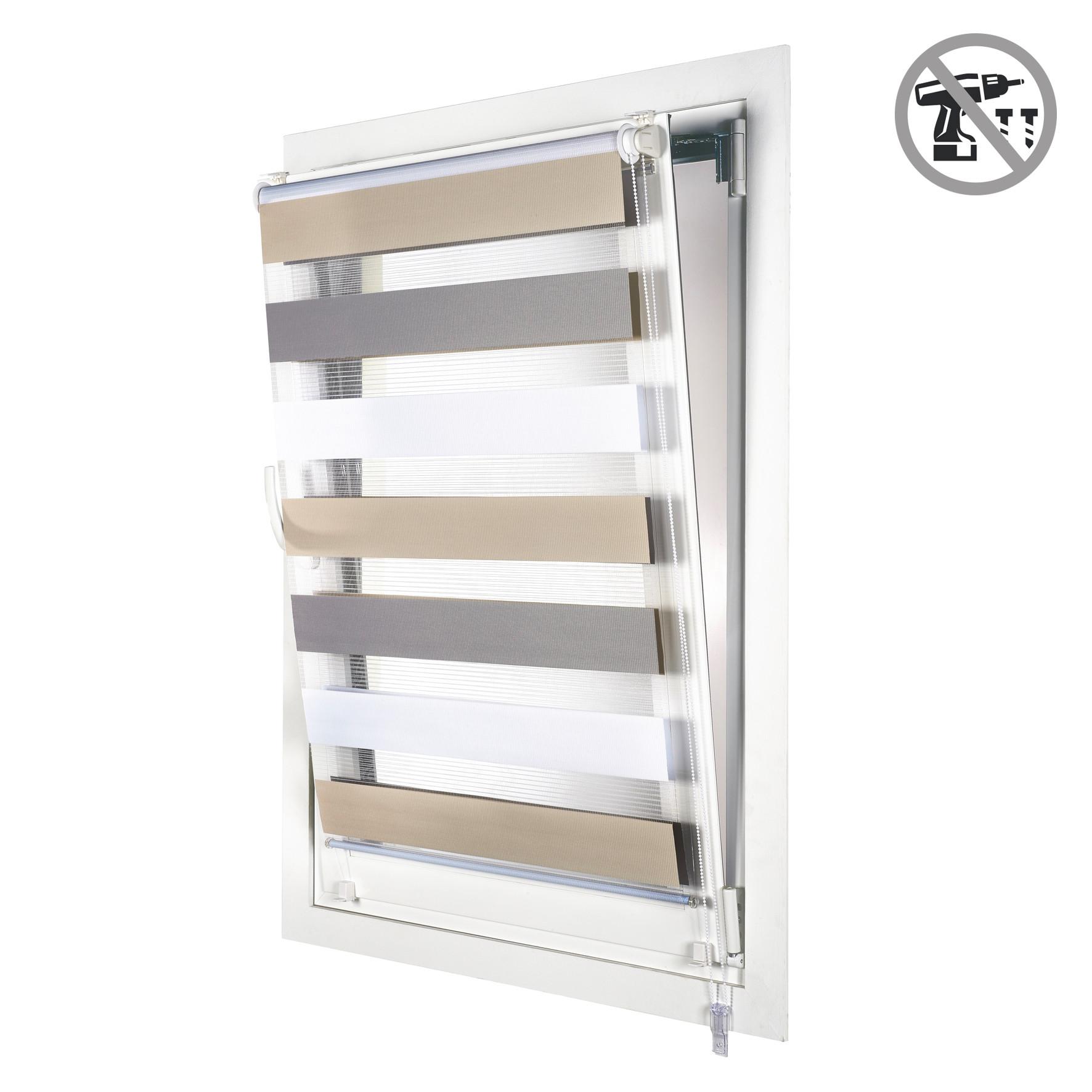 DOPPELROLLO Dreifarbig, 120 cm x 180 cm - Multicolor, Kunststoff (120/180cm) - STORESDECO