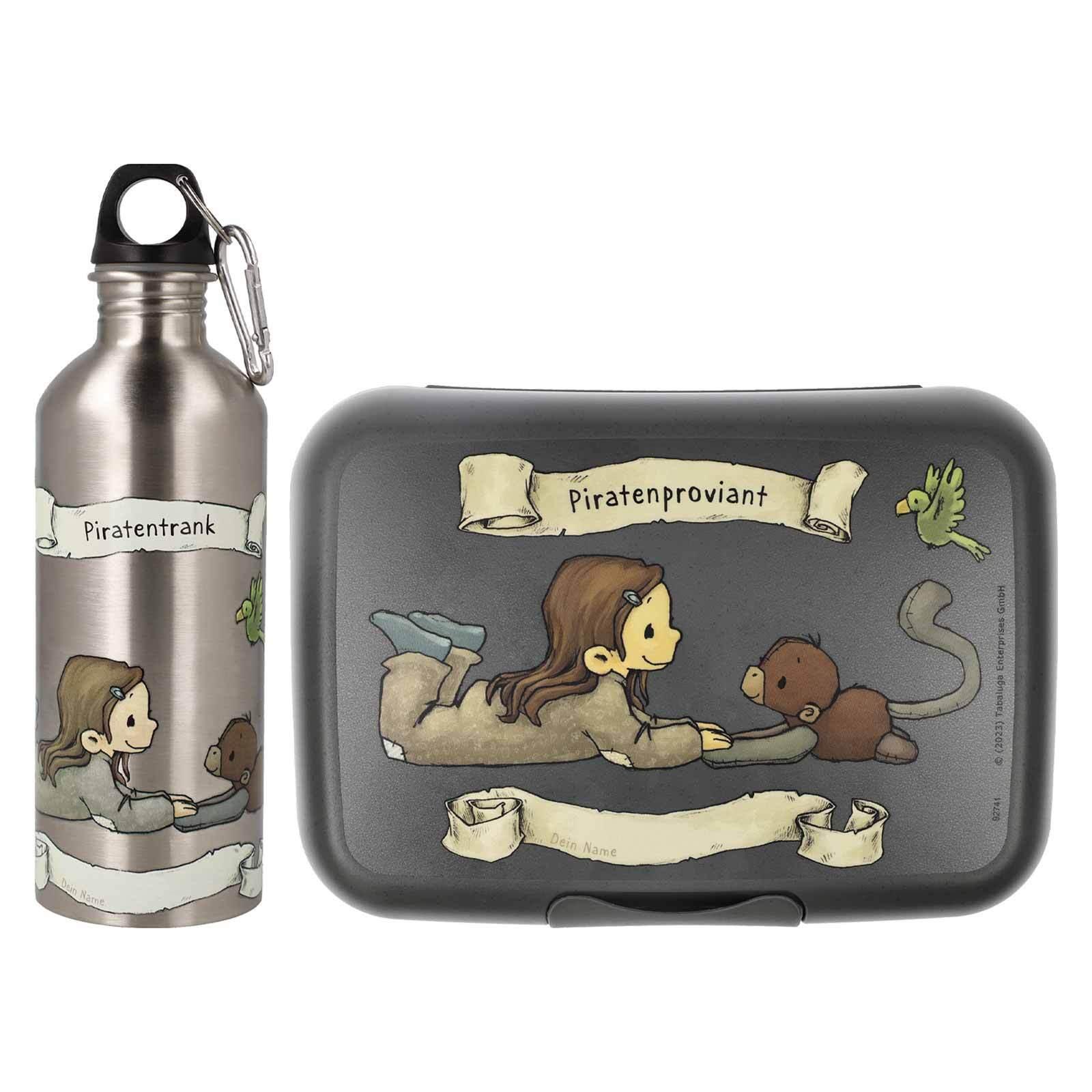 LUNCH-SET Anouk Piratenverpflegung bunt - Multicolor, Kunststoff/Metall (2/2/2cm) - Goebel