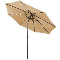 PATIO-SCHIRM Beige - Beige, Kunststoff (300/300cm) - COSTWAY