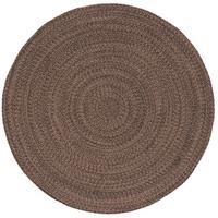 NATURFASER TEPPICH HANDGEFERTIGT JUTE KAYA RUND - Braun, Textil (120/120cm) - Pergamon