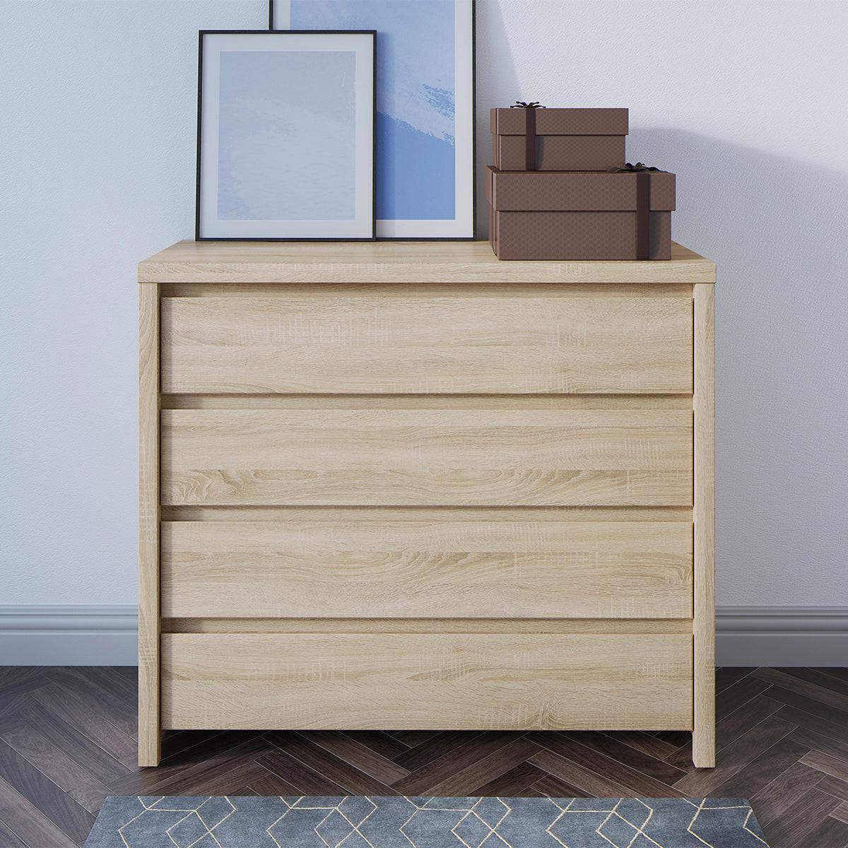 KOMMODE Soren Holz - Braun, Holzwerkstoff (92/105/40.5cm) - Petits-meubles