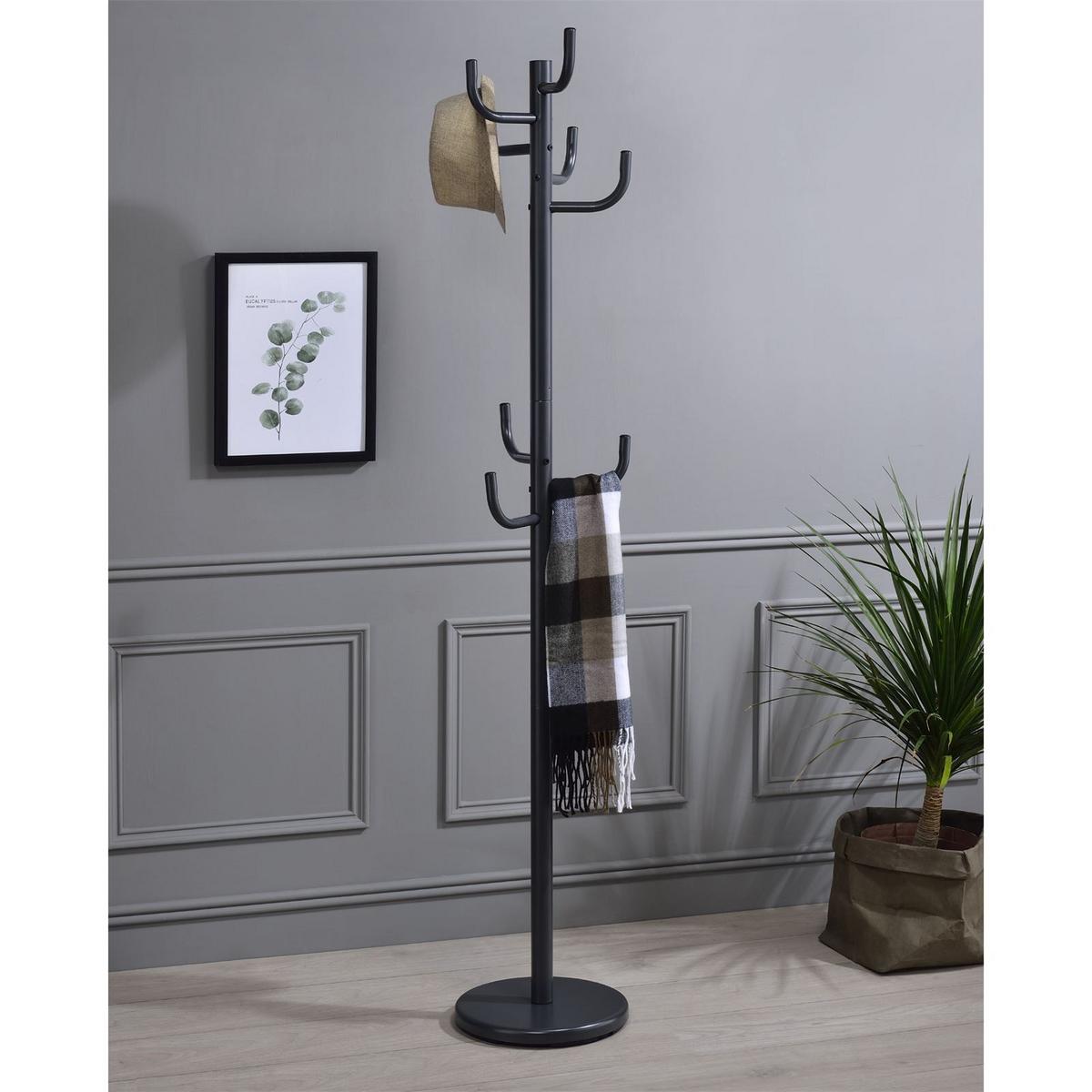 KLEIDERSTÄNDER MILA grau - Grau, Metall (30/174/30cm) - IDIMEX
