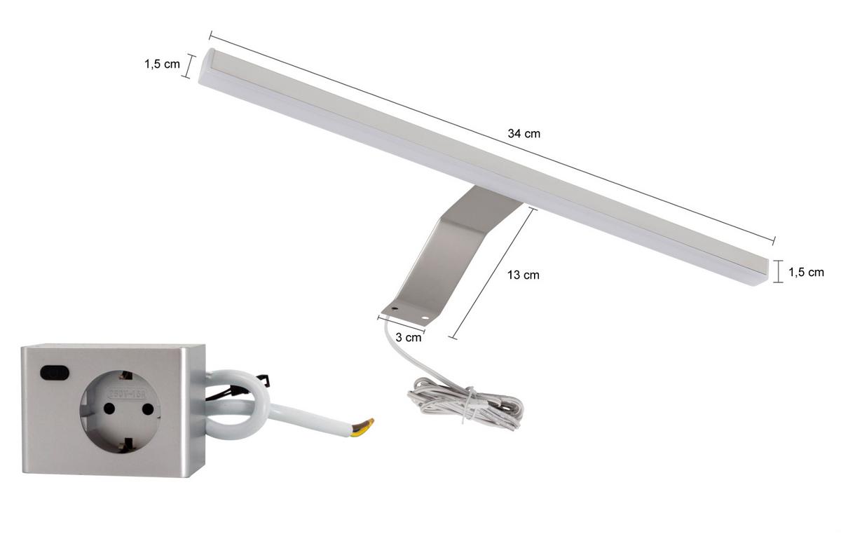 SPIEGELSCHRANK weiß Hochglanz 60 cm, Badschrank 3-türig - Weiß Hochglanz/Silberfarben, Glas/Holzwerkstoff (60/79/18cm) - Inn.Furn