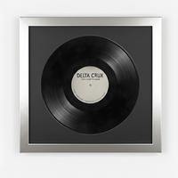 SCHALLPLATTEN BILDERRAHMEN 40/40 2er Set - Platinfarben, Holz (40/40cm) - K-Möbel