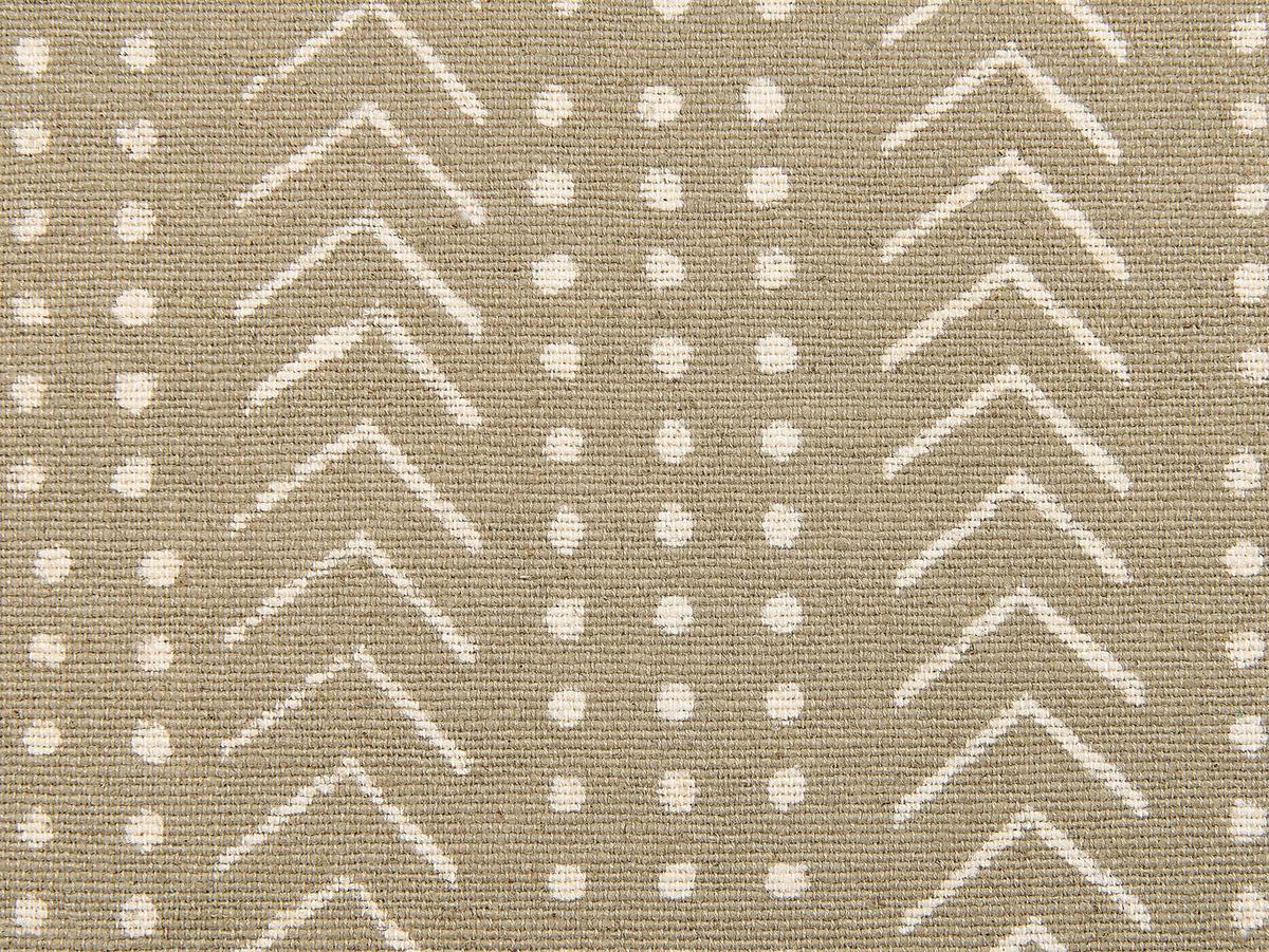 DEKOKISSEN Cremeweiß 45/45 cm Senecio - Ecru, Naturmaterialien/Textil (45/45cm) - Beliani