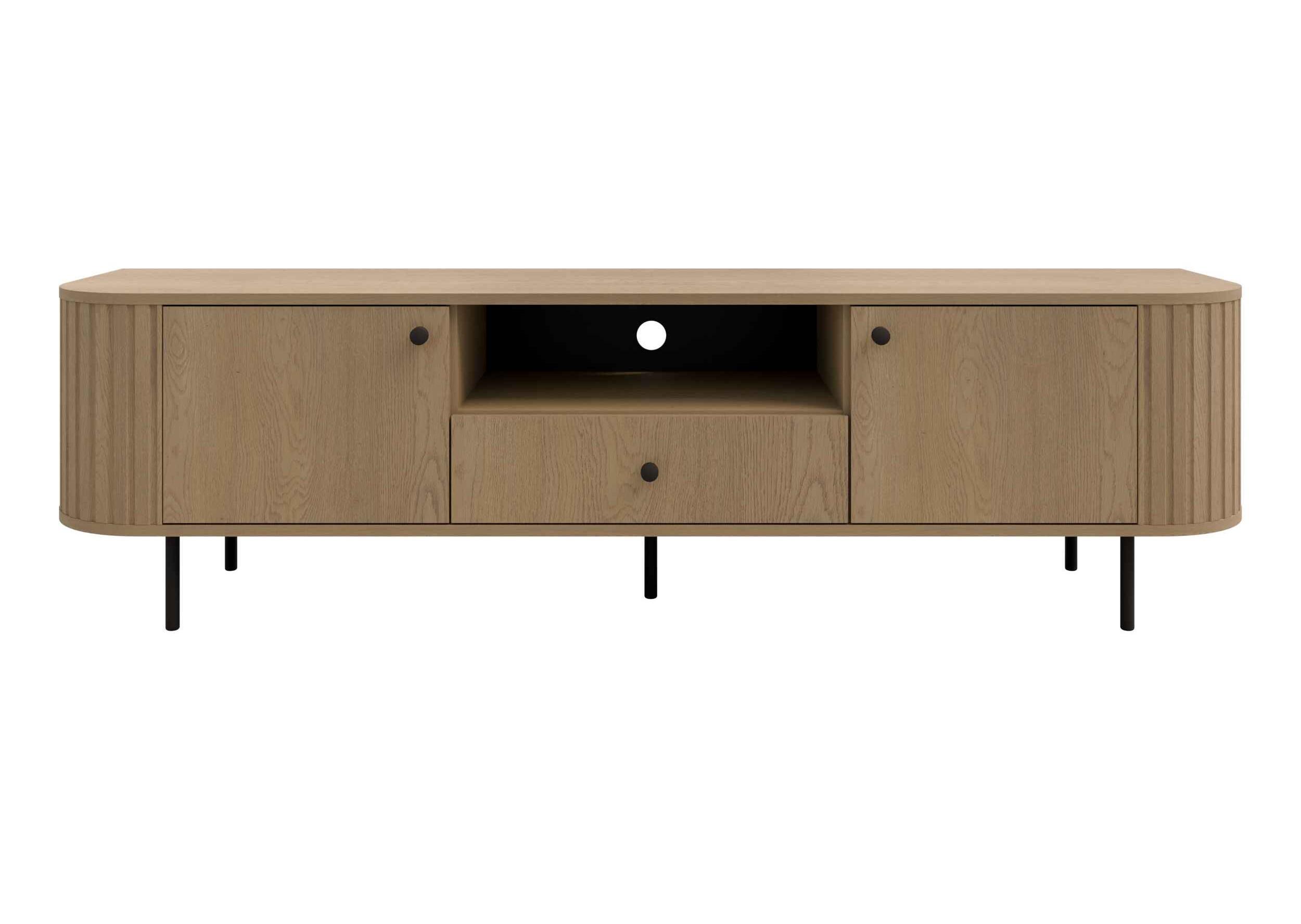 LOWBOARD BOLLA 180,6/50/42,3 cm, Eichefarben - Eichefarben, Holzwerkstoff (180.6/50/42.3cm) - MASSENO