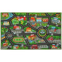 KRABBELMATTE Baby, Spielmatte 160x100cm Krabbeldecke mit Rutschfester Unterseite - Grau, Textil - AIYAPLAY
