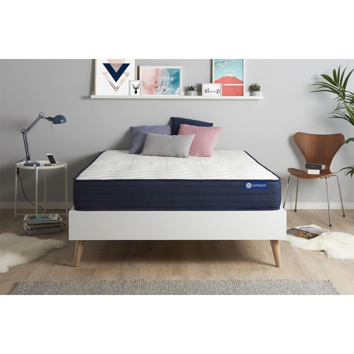 MATRATZE Actimemo life Memory-Schaum 133 x 183 cm h4 - Weiß, Textil (133/183cm) - ACTISOM