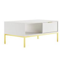 COUCHTISCH Seattle Weiß - Weiß, Holzwerkstoff (60/100/45.4cm) - Petits-meubles